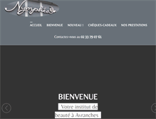 Tablet Screenshot of institut-nymphea.com